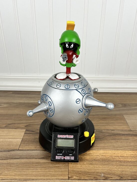 Other - Looney Tunes Pop Up Marvin The Martian Alarm Clock 1993